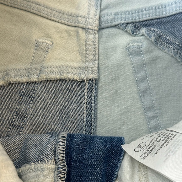 Hollister Blue and Light Blue Jean Shorts - Picture 8 of 14